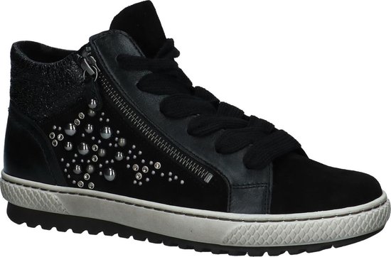 Gabor - 93756 - Sneaker hoog gekleed - Dames - Maat 40 - Zwart;Zwarte -  17... | bol