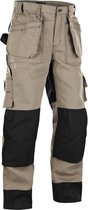 Blåkläder 1580-1380 Werkbroek Heavy Duty Khaki/Zwart maat 148