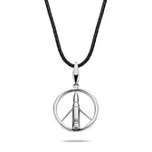 Rebel&Rose collier - Necklace Make Love Not War 925 Black