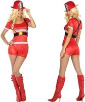 Brandweer verkleedpak/kostuum voor dames - brandweervrouw carnavalskleding - voordelig geprijsd XS/S (34-36)