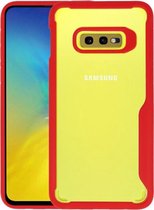 Rood Focus Transparant Hard Cases Samsung Galaxy S10e
