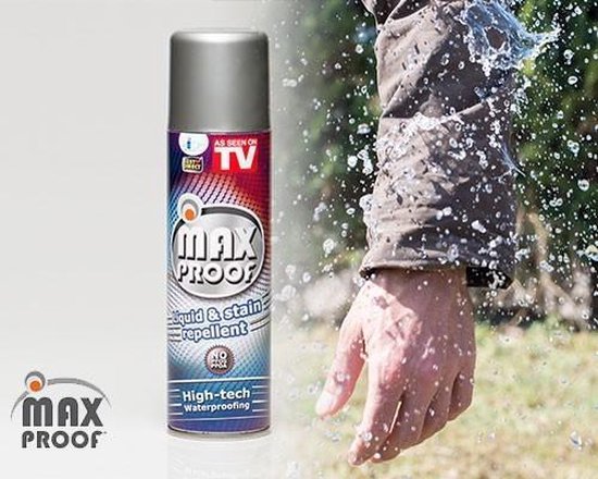 Min vloeistof half acht Max Proof Waterafstotende spray | bol.com