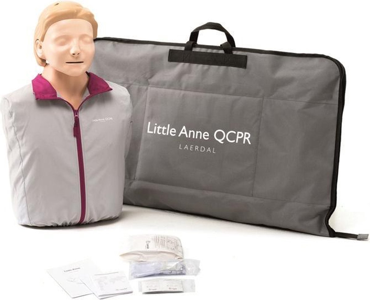 Goedkoopste Laerdal - reanimatiepop - Little Anne QCPR - Licht