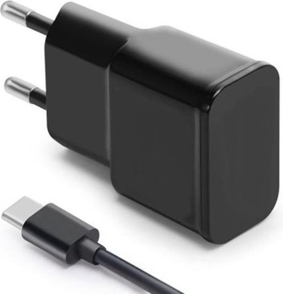 Aannemer Alvast Hinder Gebra 5V 2A 10W 1 poort USB Oplader Adapter + 3 Meter TYPE C - USB C Kabel  Zwart | bol.com