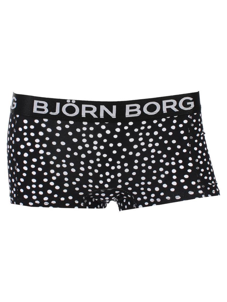 Björn Borg - MINI SHORTS, BB Native Dot & Flowing Flowers, 2-P - Vrouwen -  Maat XL - Zwart | bol.com