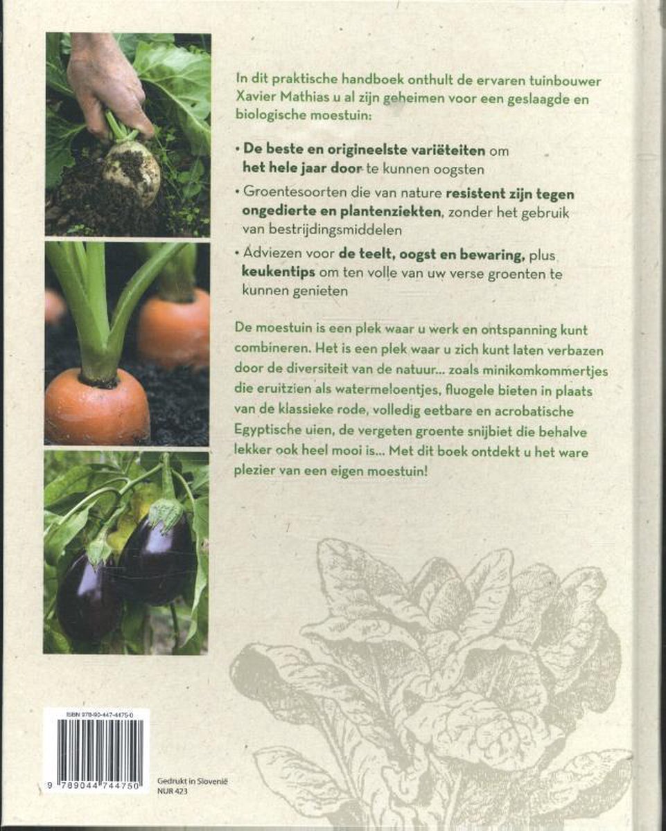 Het plezier van een eigen moestuin - back cover