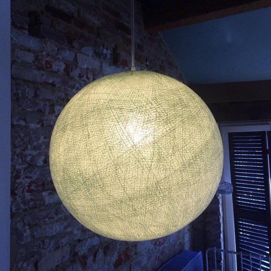 iGlowbes Hanglamp | Mint Groen 42 cm - met witte lampenhouder | bol.com