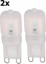 2 Stuks - Mini G9 5W Koud Wit Milky SMD2835 LED Lamp - Dimbaar