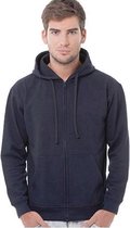 JHK Hoodie met volle rits  Navy S