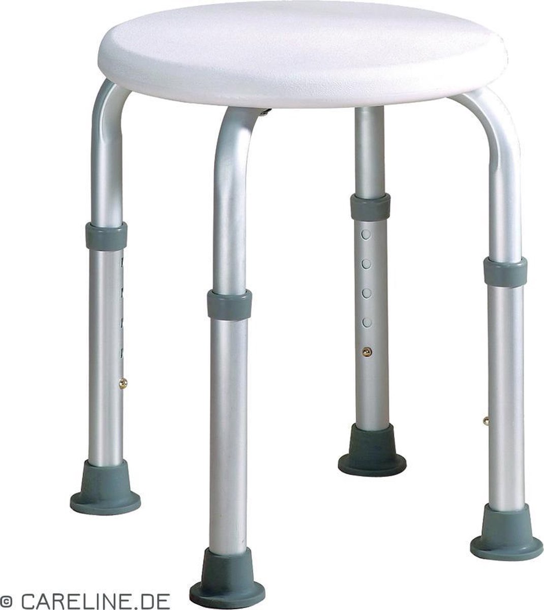 Careline douchekruk hoogte verstelbaar wit