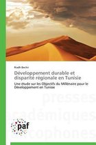 Omn.Pres.Franc.- Développement Durable Et Disparité Régionale En Tunisie