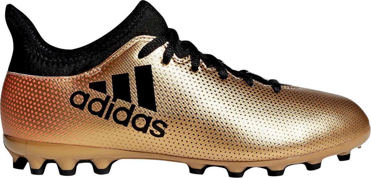adidas X 17.3 AG Voetbalschoenen Maat 33 Unisex goud zwart rood bol