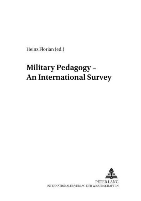 Military Pedagogy - An International Survey - cover
