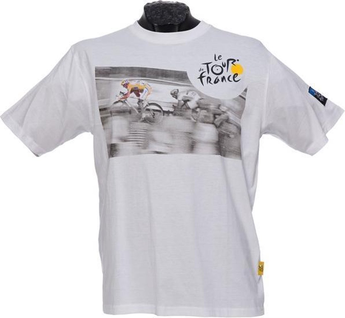 Tour de France T-shirt Champs-Élysées Maat L Wit