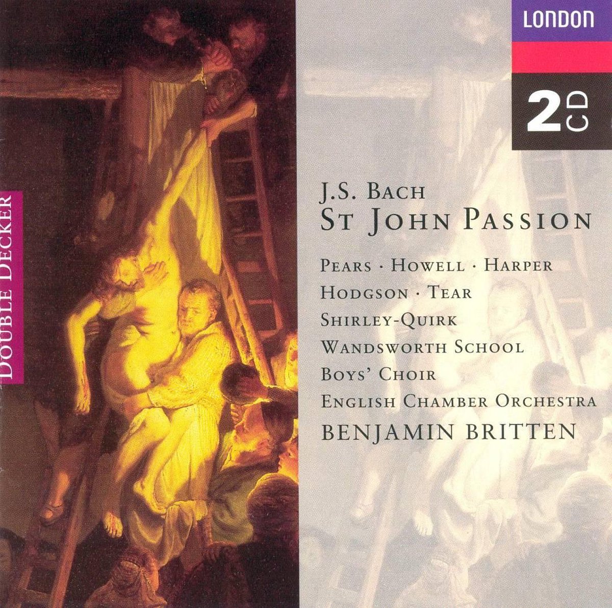 Pears/Howell/Harper/Hodgson/Tear/Sh - Johannes-Passion