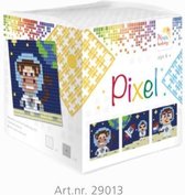 ~Pixel mosaic set (3xbasisplaat & 18 matjes) - Op de maan