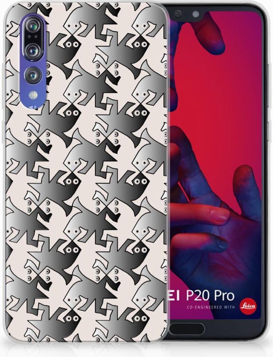 Huawei P20 Pro TPU Hoesje Salamander Grey