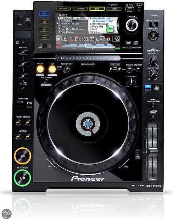 CDJ-2000 - DJ CD-speler Zwart | bol.com
