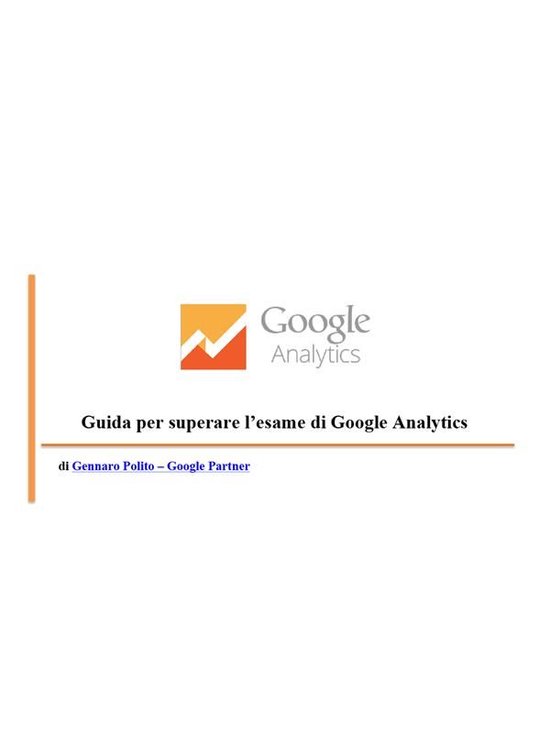 Guida per superare l'esame di Google Analytics - cover