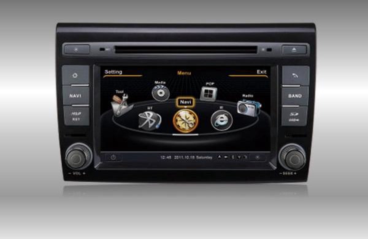 Audiovolt Autoradio 2-din navigation Fiat Bravo 2007-2013 | bol.com