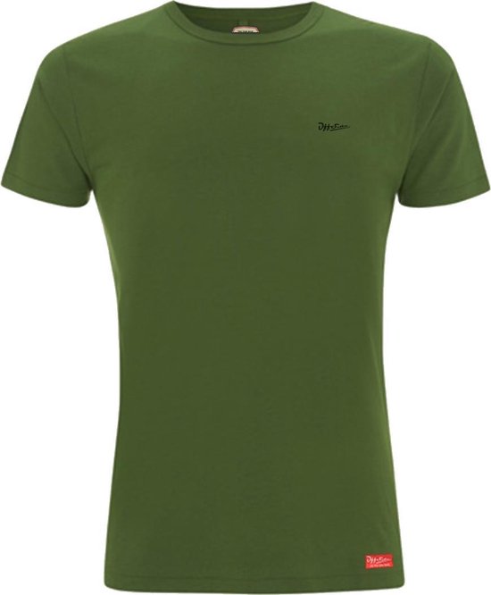 Bamboo .. T-Shirt Regular fit Green - Maat L - Off Side - incl. Gratis rugzak