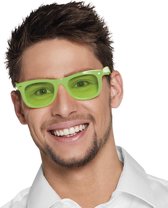16 stuks: Bril Dance neon groen