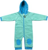 Ducksday fleece suit unisex - munt/groen - 104/110