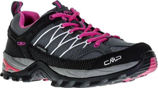 CMP Rigel Low Wandelschoenen - Maat 42 - Vrouwen - grijs/zwart/roze