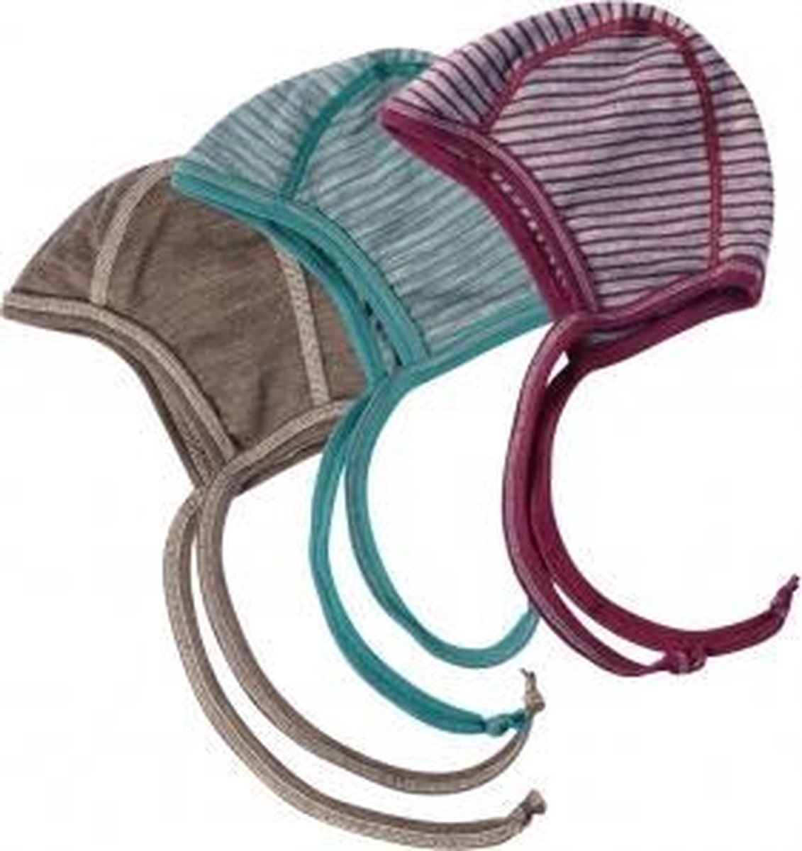 Babymutsje wol/zijde walnoot (Engel) | 6268