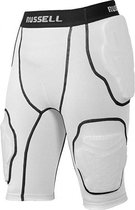 Russell Athletic RYIGR4 Jeugd 5-Piece Padded Girdle voor American Football - Youth X-Large - Wit/Zwart