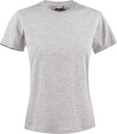 Printer T-shirt Lady 2264028 Grijsmelange - Maat XS