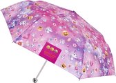 Perletti Paraplu Emoji 90 Cm Paars/roze