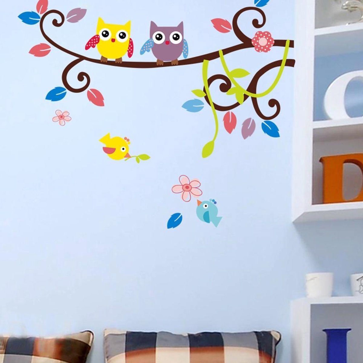 Muursticker Uilentak 1
