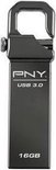 PNY Hook Attaché 16GB - USB-Stick / Zwart