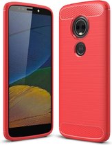 Armor Brushed TPU Hoesje Motorola Moto G6 Play / E5 - Rood