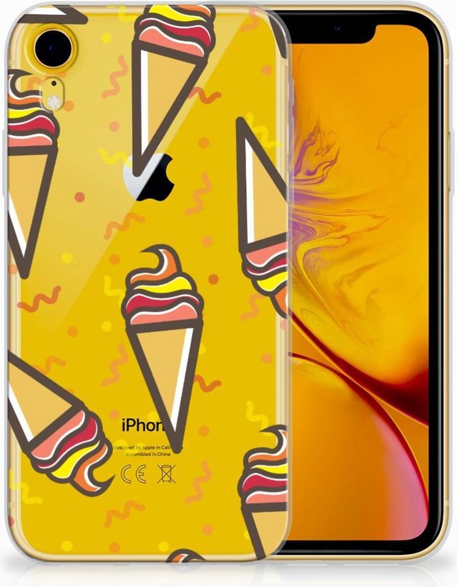 Apple iPhone Xr Siliconen Case Icecream