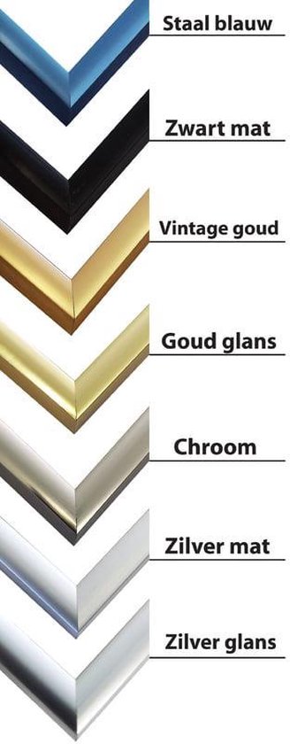 Homedecoration Almelo - Cadre photo - Format photo - 31 x 78 cm - Argent mat