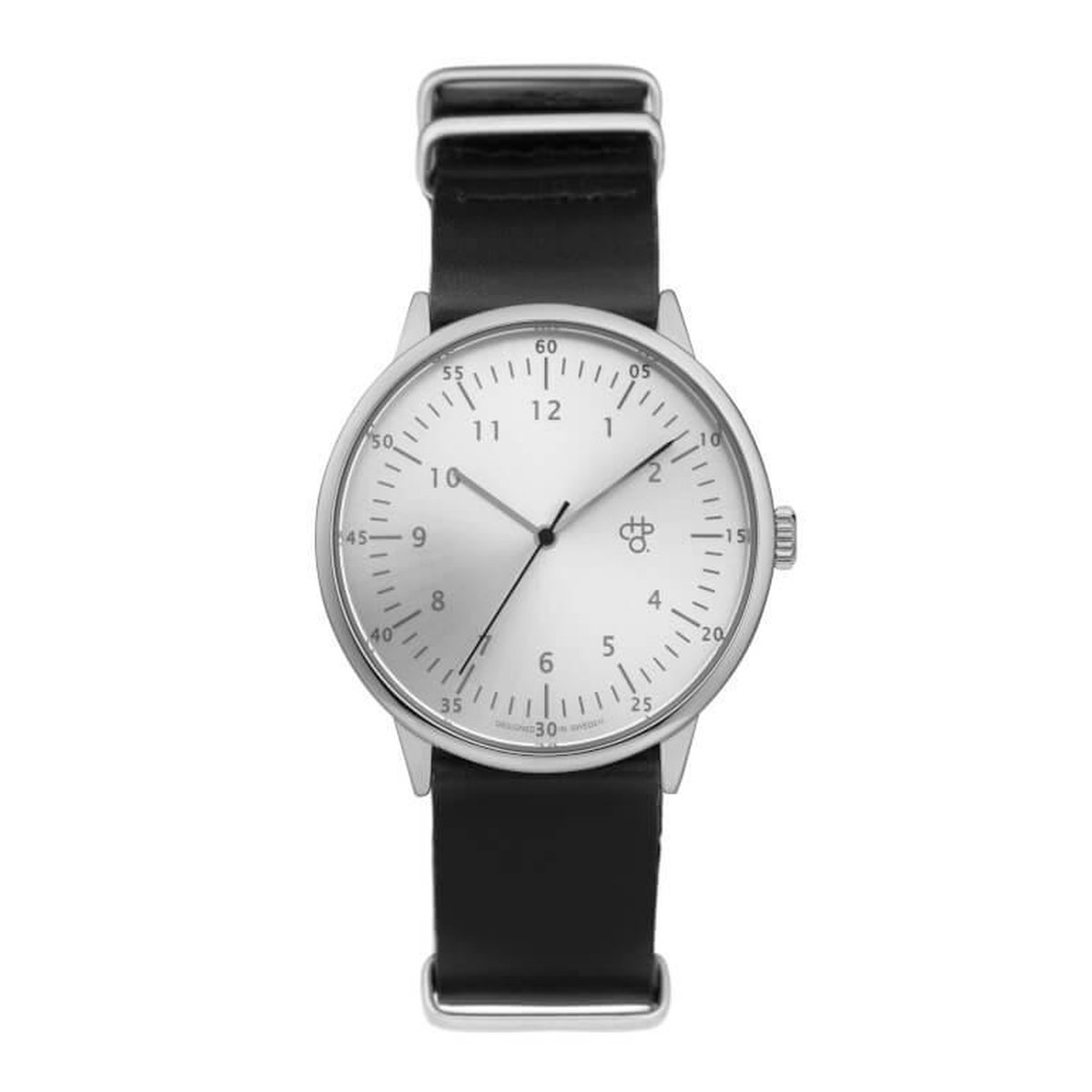 CHPO Harold Silver black horloge