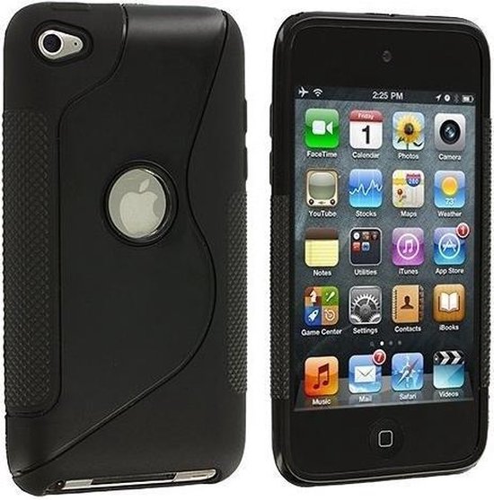 President Radioactief Avondeten Apple iPod Touch 4 Silicone Case s-style hoesje Zwart | bol.com