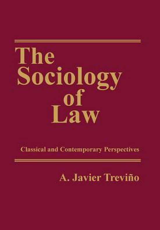 The Sociology of Law - cover
