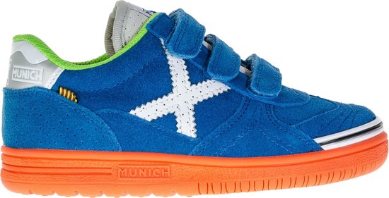 Munich G-3 Kid VCO Sneakers - Maat 35 - Unisex - blauw/wit/rood | bol.com