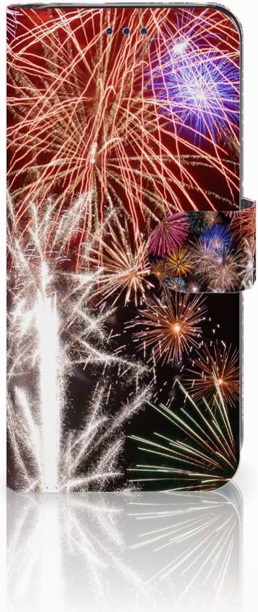 Samsung Galaxy S8 Wallet Case met Pasjes Vuurwerk