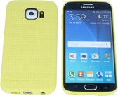 Samsung Galaxy S6 Edge Silicone Case Hoesje Geel Yellow