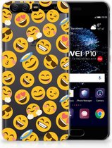 Uniek TPU Hoesje Emoji's Huawei P10
