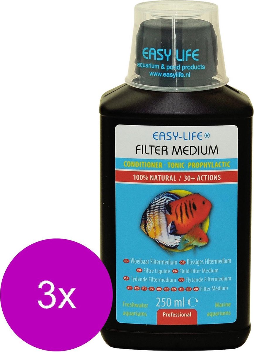 Easy Life Filter Medium - Waterverbeteraars - 3 x 250 ml | bol.com