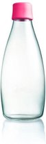 Retap Waterfles - Glas - 0,8 l - Roze