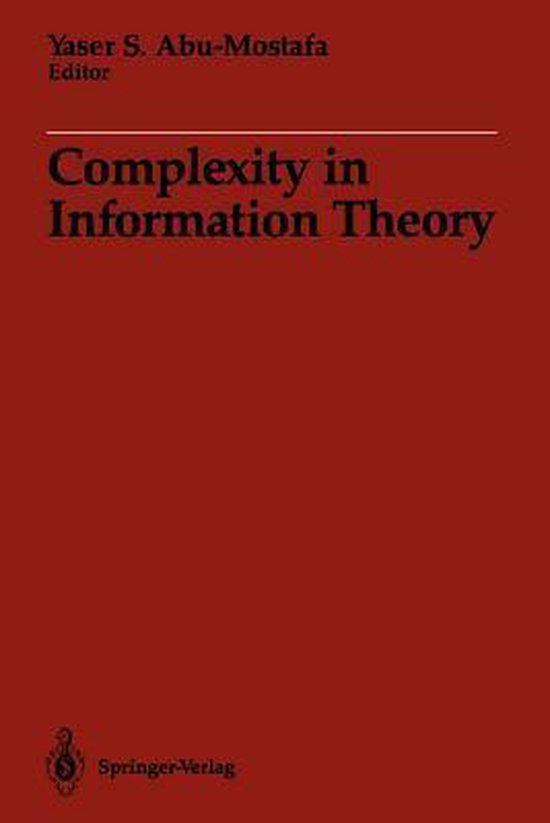 Complexity in Information Theory - cover