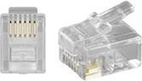 Niniang 2 x grijze kunststof noodles 6P6C RJ11 M/M telefoonkabel platte kabel 5 m 16 voet