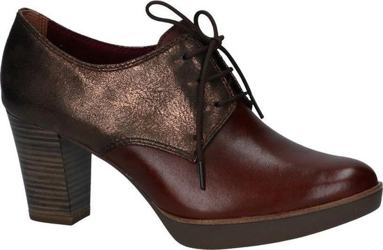 | Tamaris Dames Veterschoenen Maat 38 Tamaris | Schoenen dames, Veterschoenen, Hakken
