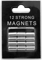 Deknudt frames magneten S65CD1 - zilverkleurig - blister - 12 magneten